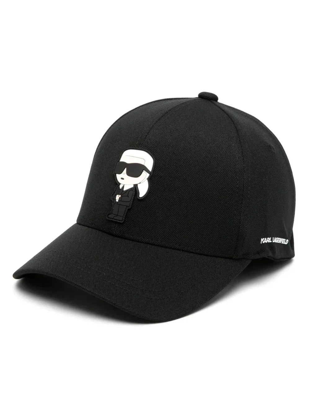 Karl Lagerfeld cotton logo-patch cap