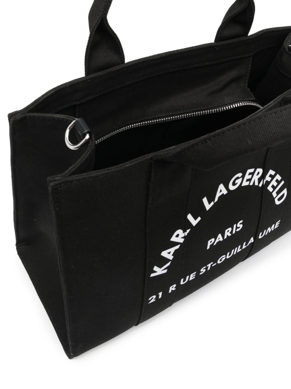 KARL LAGERFELD MEDIUM RUE ST-GUILLAUME SQUARE TOTE BAG