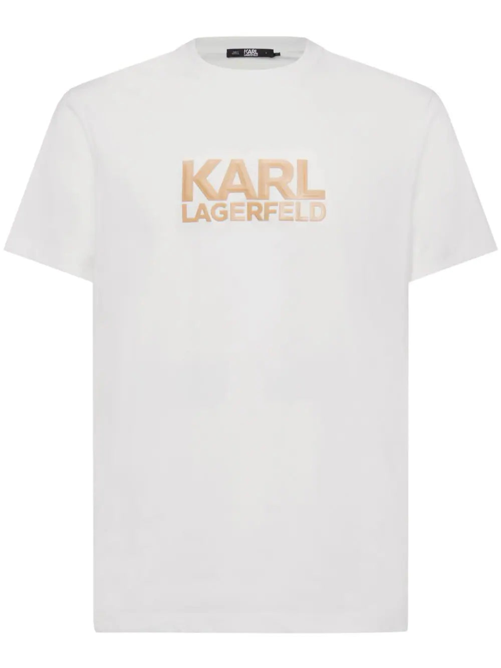 Karl Lagerfeld logo-embossed cotton T-shirt
