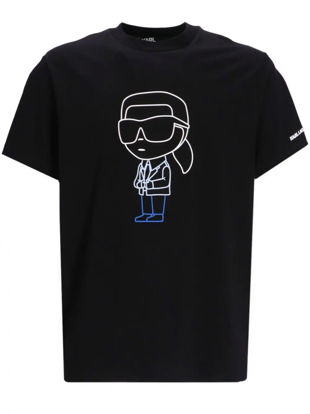 Karl Lagerfeld K/Ikonik-print cotton T-shirt