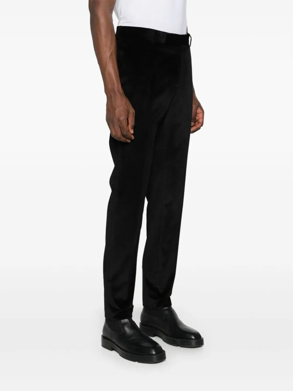 KARL LAGERFELD ROAD VELVET TROUSERS