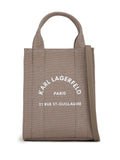 KARL LAGERFELD SMALL RUE ST-GUILLAUME SQUARE TOTE BAG