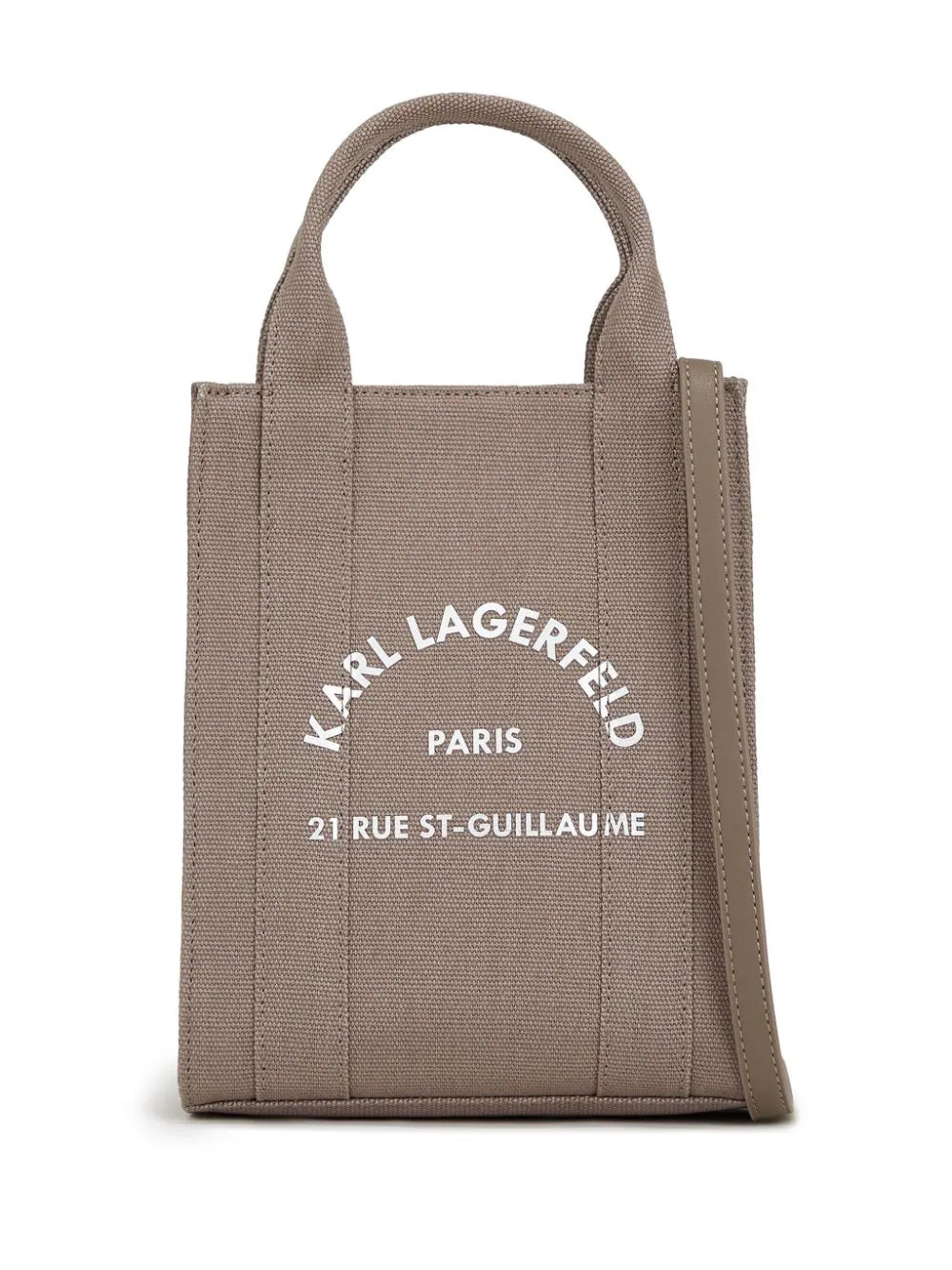 KARL LAGERFELD SMALL RUE ST-GUILLAUME SQUARE TOTE BAG