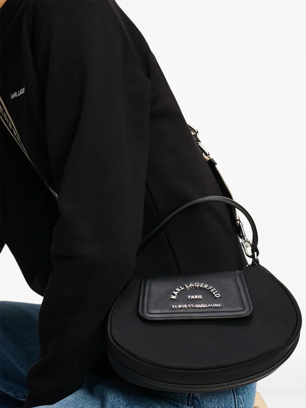 KARL LAGERFELD RUE ST-GUILLAUME SHOULDER BAG