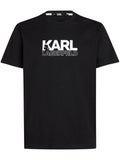 KARL LAGERFELD STACK-LOGO T-SHIRT