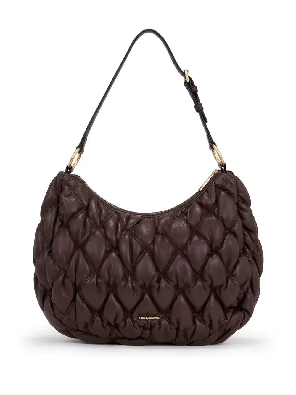 KARL LAGERFELD SIGNATURE KUILT SHOULDER BAG