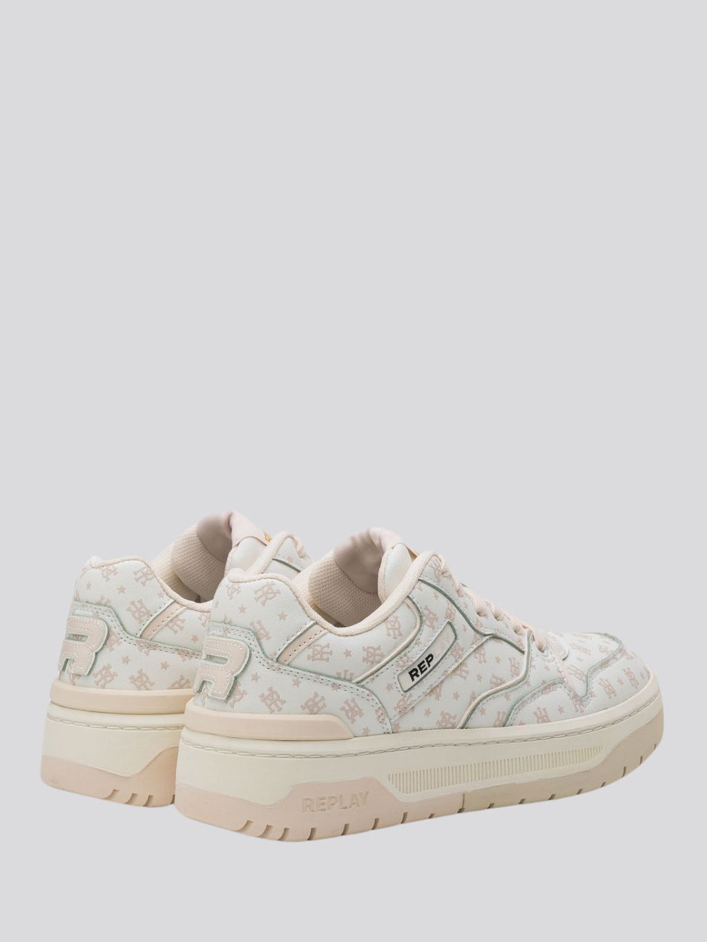 REPLAY GEMINI W TONE SNEAKERS WITH LACES