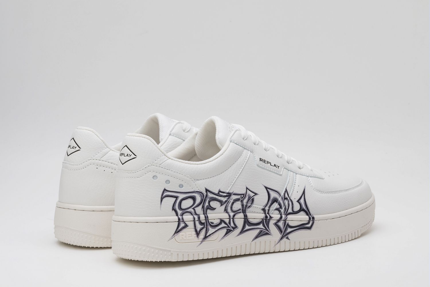 REPLAY EPIC M GRAFFITI SNEAKERS WITH LACES