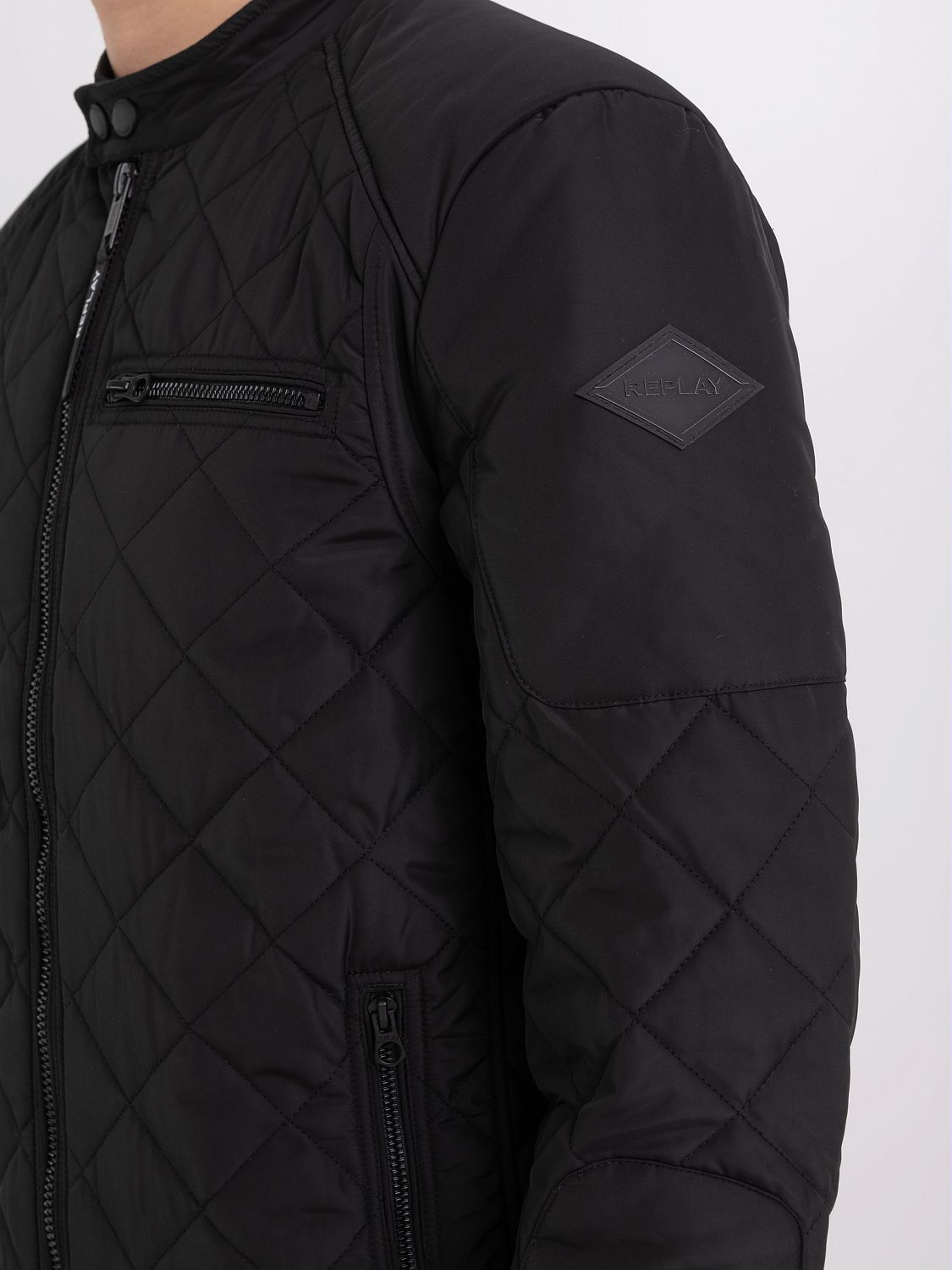 REPLAY SHORT QUILTED JACKET