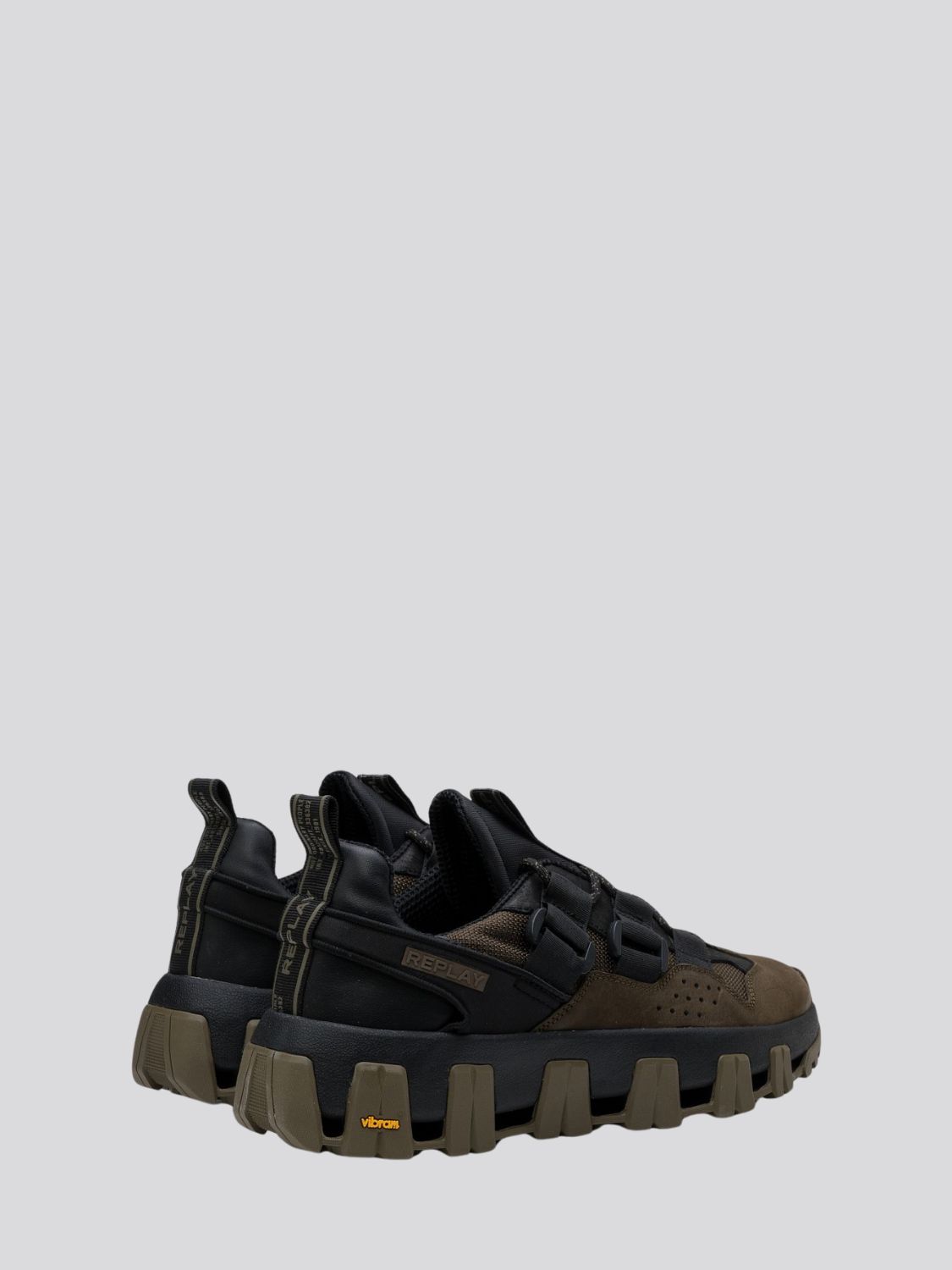 REPLAY SHEL M MOON LEATHER SNEAKERS